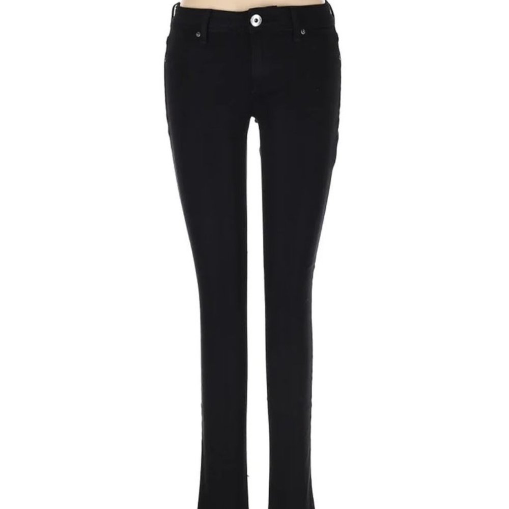DL1961 Sz 26 Emma legging riker black stretch jeans